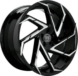 22x10 Lexani 667(BG) Cyclone 5X120 +32