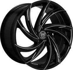 22x10 Lexani 673(BG) Twister 5X130 +35
