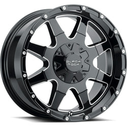 17x9 Black Rock 904B 5X4.50 +12