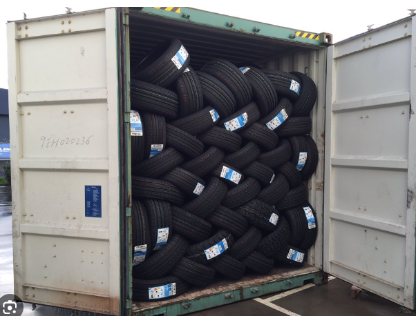 New Tire Container Load