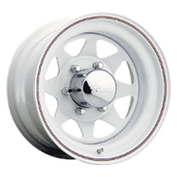 15x8 Pacer 310W White Spoke 5X5.00 -19