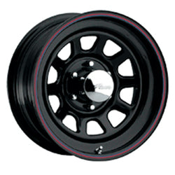 16x10 Pacer 342B Black Daytona 5X5.50 -38