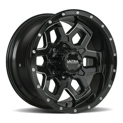 17x9 Ultra 217BM Warlock 8X6.50 +01