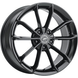 17x8 Platinum 457BK Revelation 5X100 +35