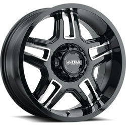 20x9 Ultra 153BK Armageddon 8X6.50 +18